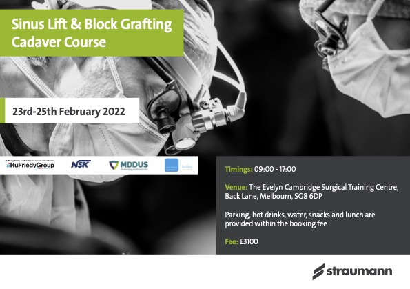 Sinus Lift & Block Grafting Cadaver Course