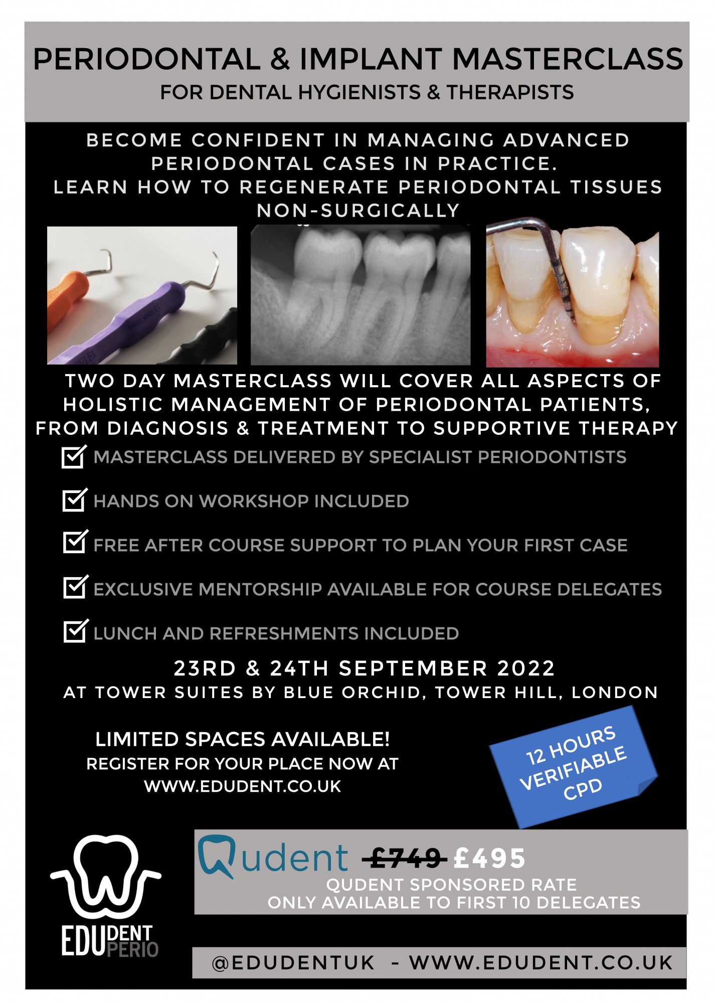 Periodontal & Implant Masterclass for Dental Hygienists & Therapists