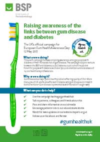 Raising awareness of the links between gum disease and diabetes